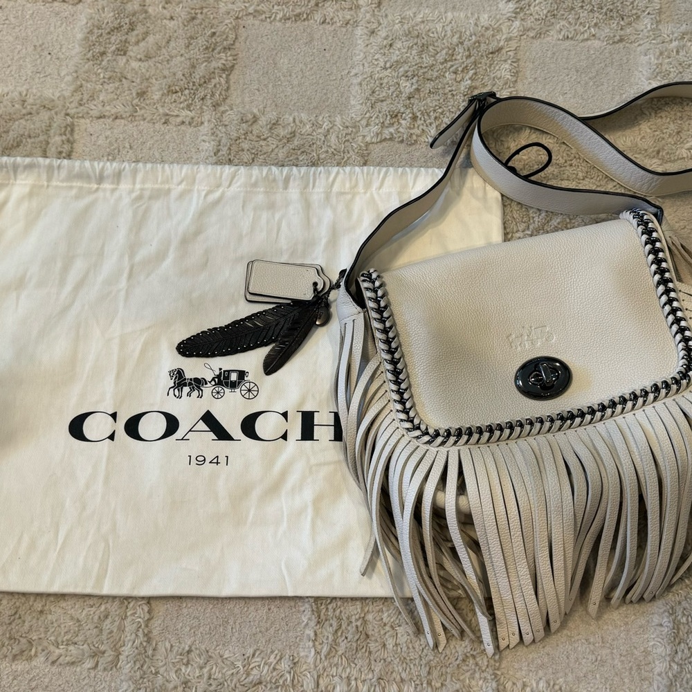 Classic Coach Fringe Purse